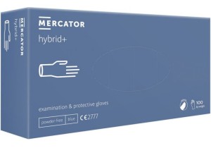 Rękawice hybrydowe winylowo nitrylowe Hybrid+ 100 sztuk rozmiar M