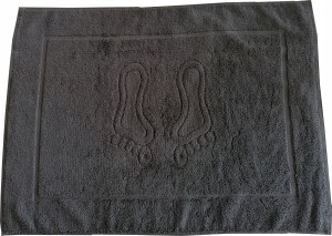 Ręcznik stopka ciemnoszara dywanik łazienkowy 50x70