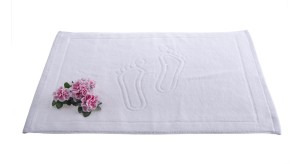 Ręcznik stopka biała hotelowy BARI 50x70 600g/m2