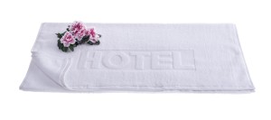 Ręcznik hotelowy BELLO napis HOTEL 50x100 500g/m2 biały